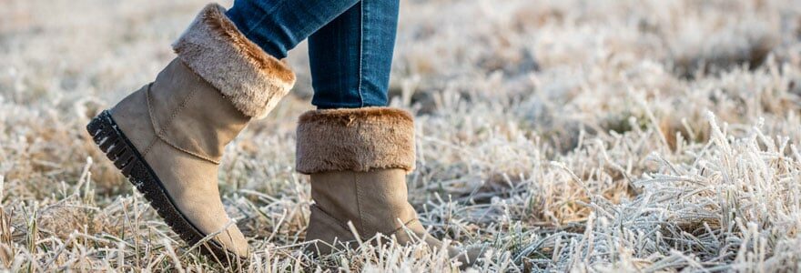 Bottines fourrées